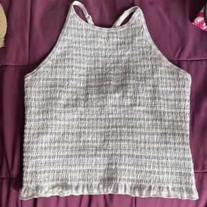 Plaid Purple crop top